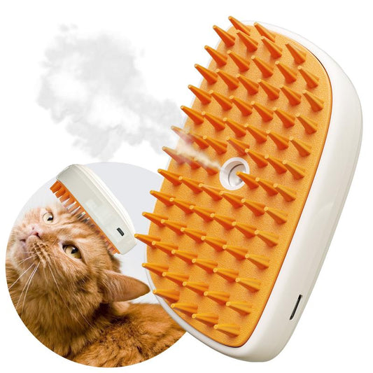 Cat Steam Brush / anti Static Shedding Spray Comb / Hair Removal / Steamy Grooming Brush for Dog