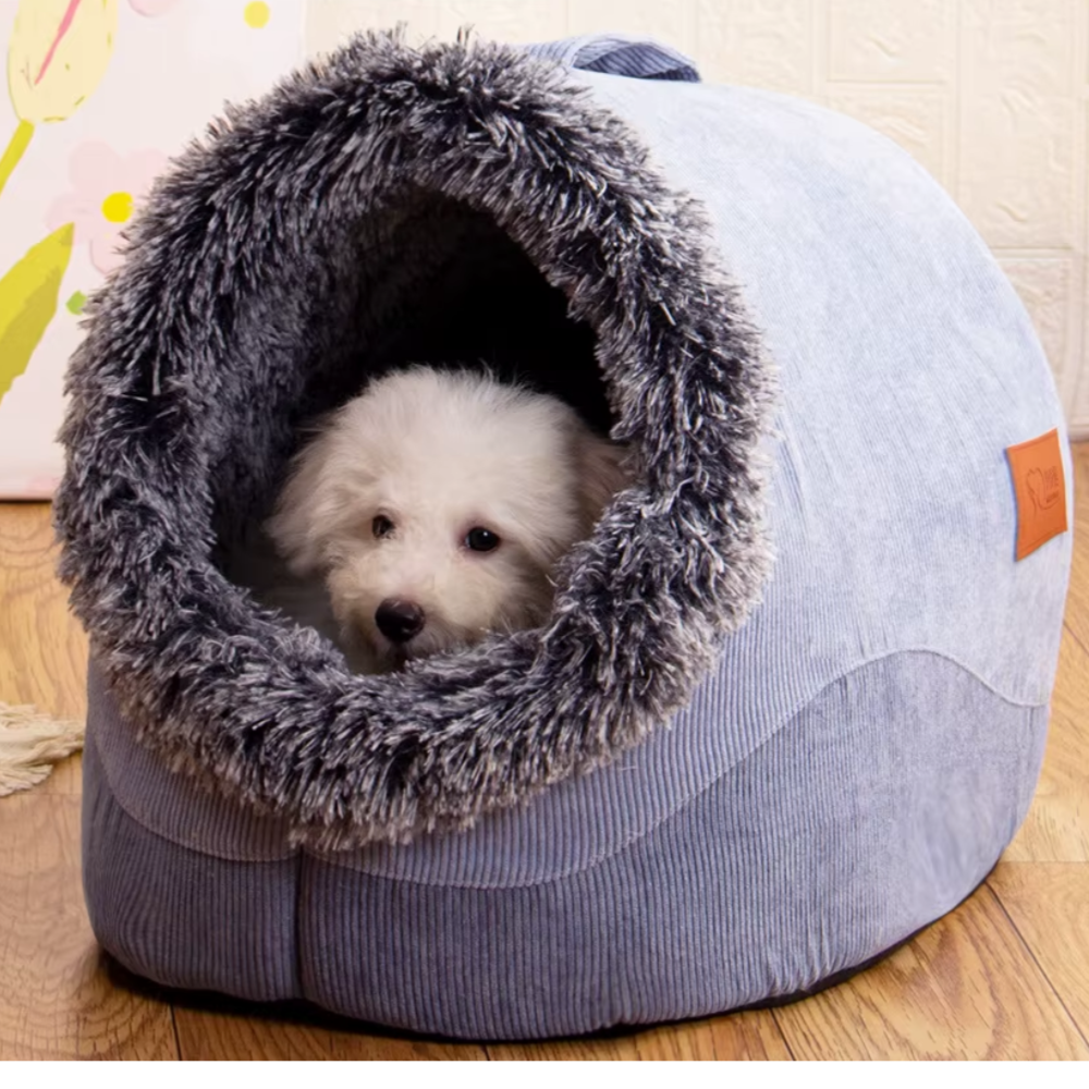 WarmNest Cozy Cave – Self-Warming Tent Bed for Cats & Small Dogs